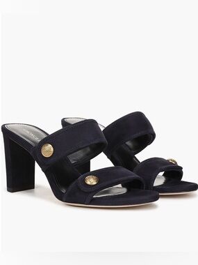Veronica Beard Galea Slide Sandal in Eclipse (Navy) Size 7.5 NIB $350